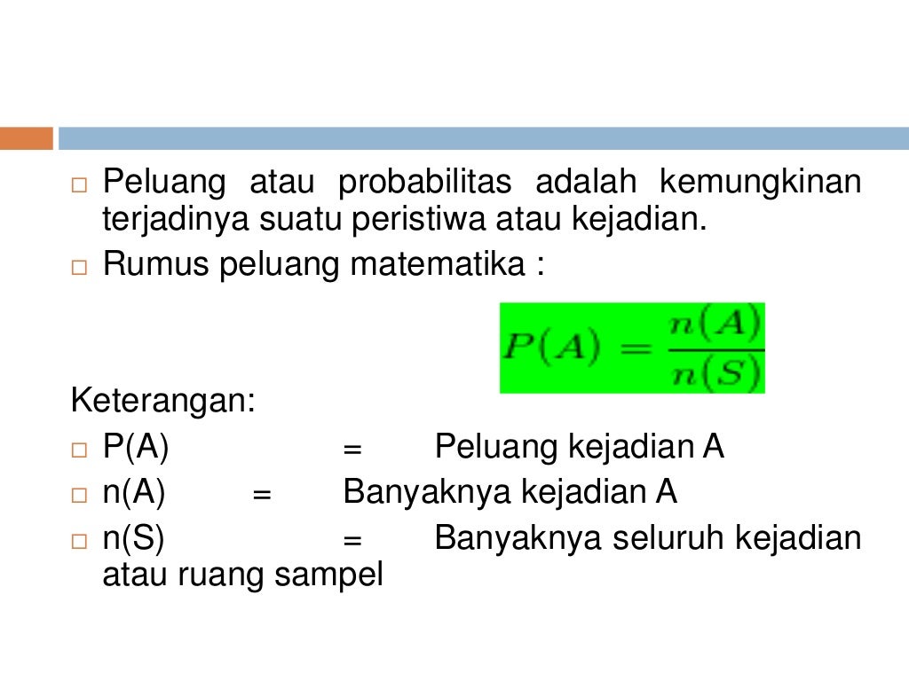 Kisaran Nilai Peluang Beserta Contoh Soalnya - UtakAtikOtak.com